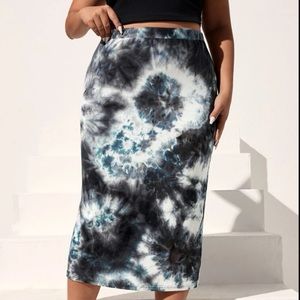 Tie Dye Pencil Skirt 👽🖤